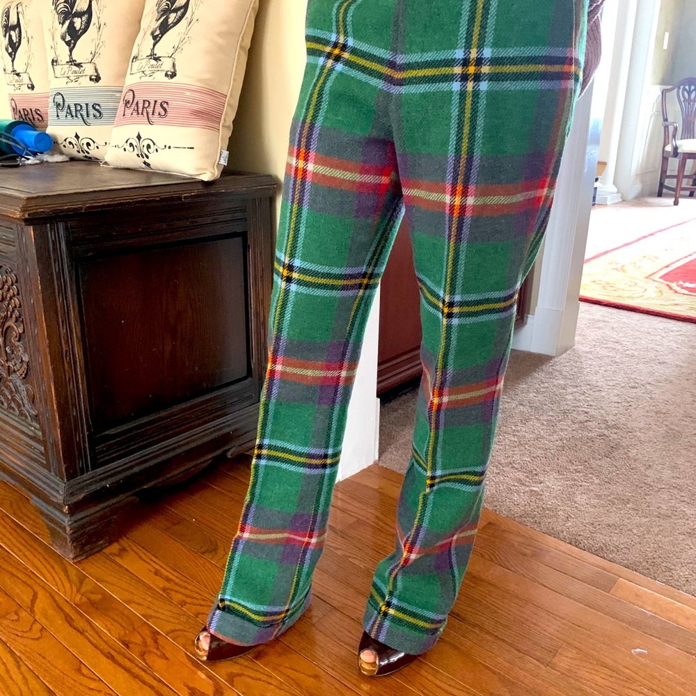 Ralph Lauren Sport Purple Label Plaid Pants